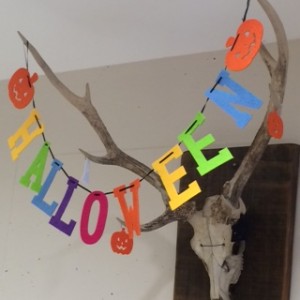 ハロウィン牛骨