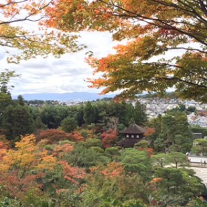 11.12銀閣寺遠景